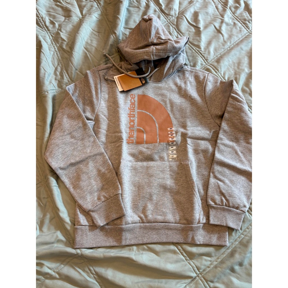 The North Face Womens Evo Jumbo Dome Hoodie Grey Heather Size Small